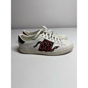 Gucci Ace Embroidered Snake Sneakers Size 42 EU/ 9 US Men’s 10,5 Women’s